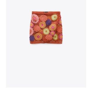 Zara crochet Pareo skirt